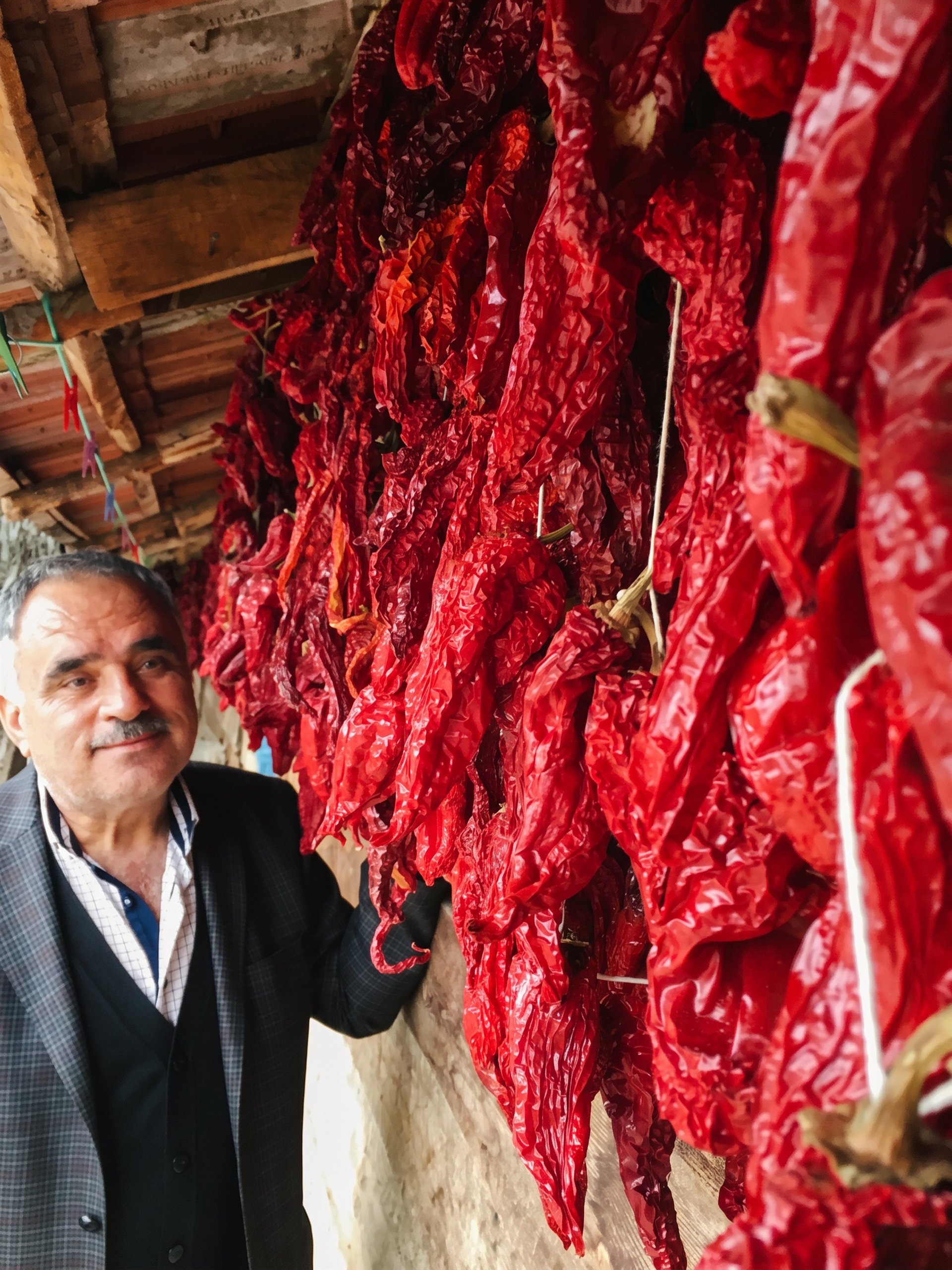 Kurutulmuş Kale biberleri